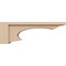 Ekena Millwork 4"W x 24"D x 8"H Thin Emerson Rough Cedar Woodgrain TimberThane Corbel, Primed Tan CORUR04X24X08EMRRCPR - alternate 2
